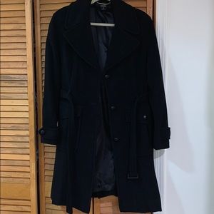 DKNY Women Black Wool Jacket